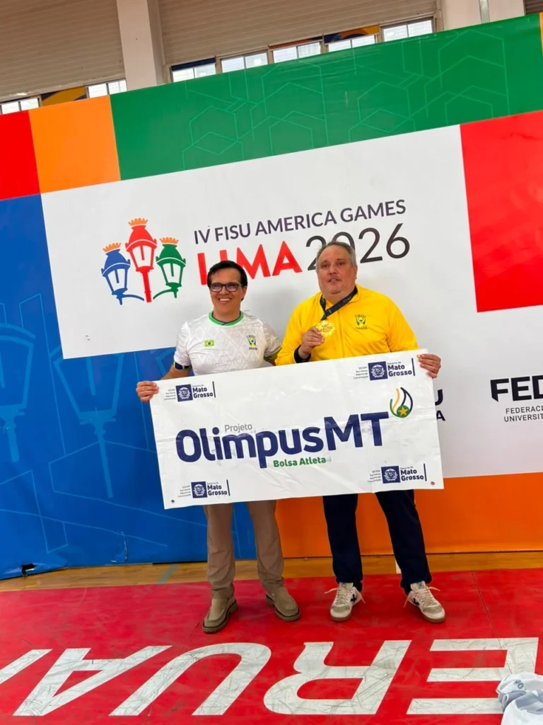 Conquista do bicampeonato de futsal. IV FISU America Games.