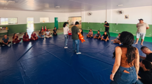 Ação da Faculdade de Odontologia FAIPE no Projeto Jiu-Jitsu Força Verde